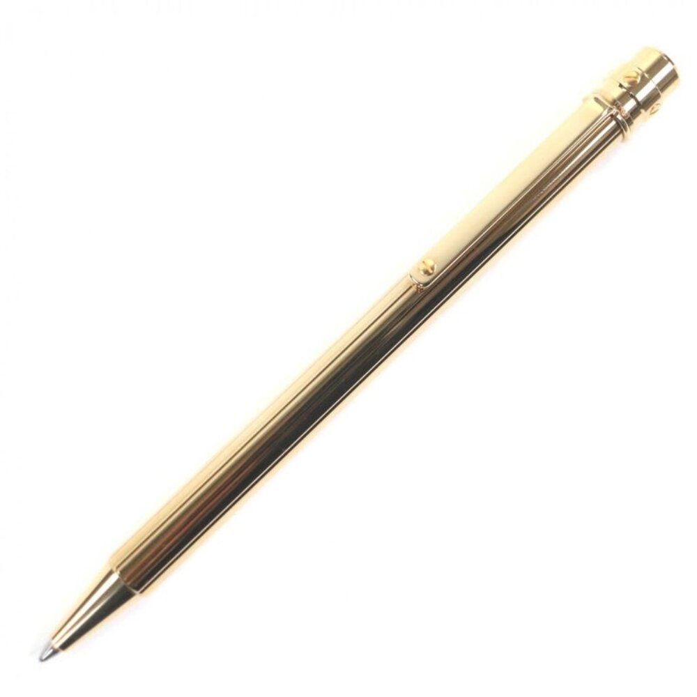 Cartier Santos de Cartier Twist Ballpoint Pen Gold And Case